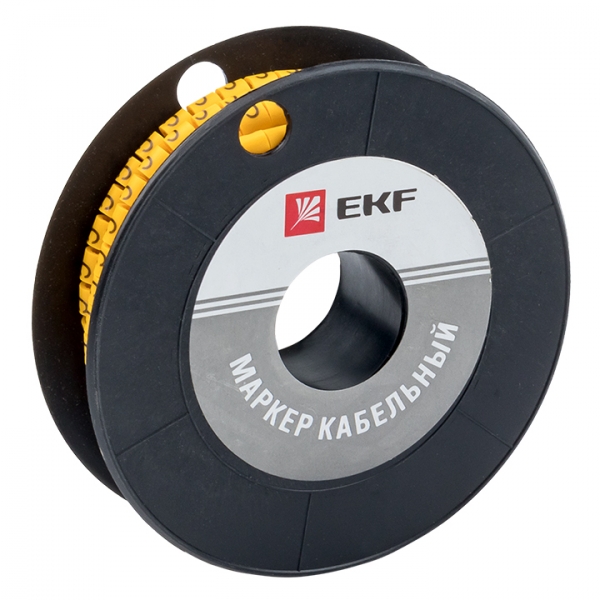EKF PROxima Маркер кабельный 6,0 мм2 &quot;C&quot; (350 шт.) (ЕС-3)